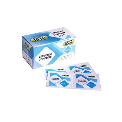 Серветки спиртові Teta®, 56х65мм